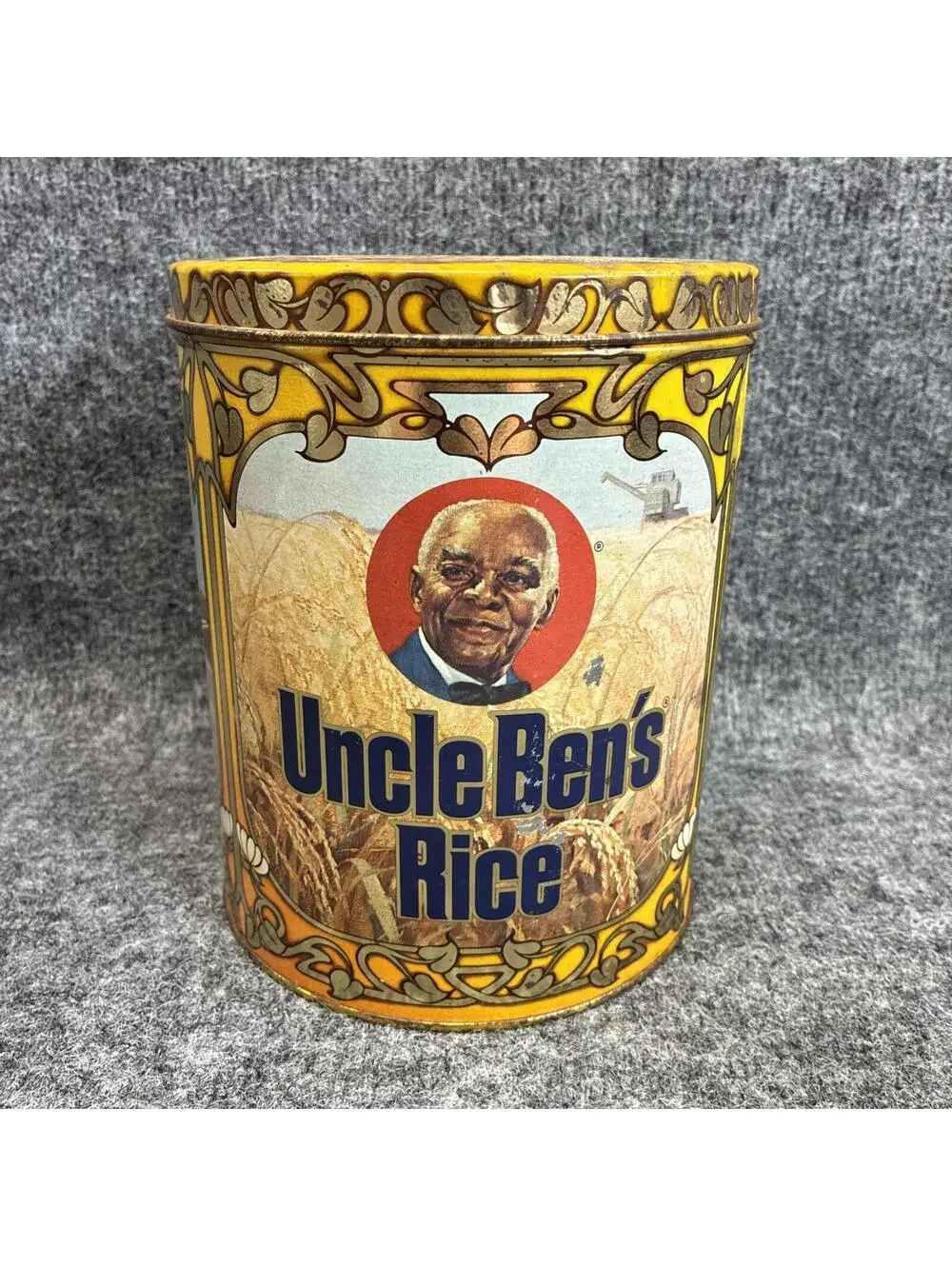 Vintage 1983 Uncle Ben’s Rice 40th Anniversary Limited Edition Tin Canister